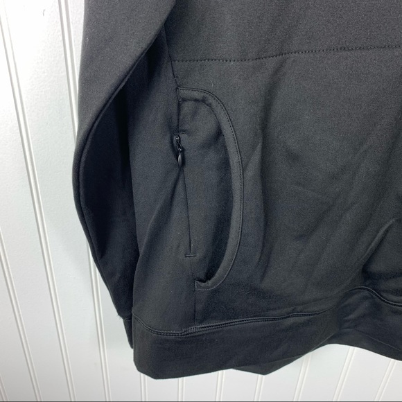 Russell Athletic Dri Power 360 Henley Hoodie Black - Picture 4 of 8